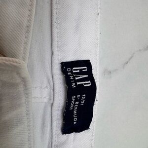 2 pairs of Bermuda Jean shorts. Banana/ Gap